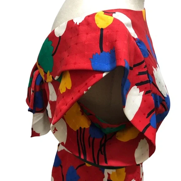 FINAL MARKDOWN Vintage Rainbow Color Block 2 pc. Set  XS Rare - Picture 4 of 10